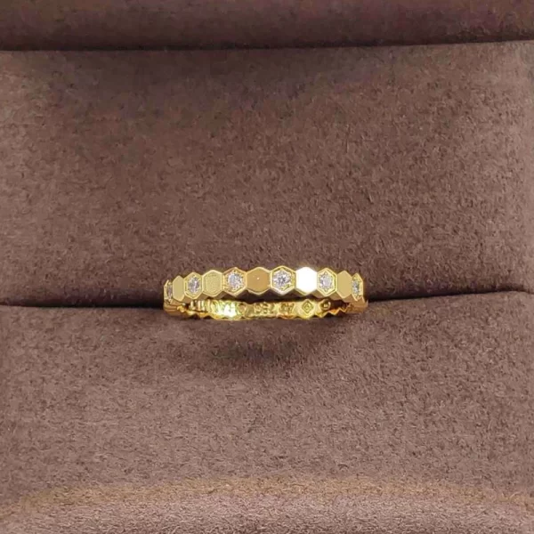 Anéis 925 de prata esterlina em forma de favo de mel para mulheres, jóias da moda fina, atacado, alta qualidade, certificado original - Image 8