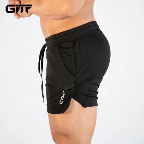 Shorts masculino de ginástica de secagem rápida, Roupa Fitness, Treino, Corrida, Esportes, Casual, Atletismo, Atletismo