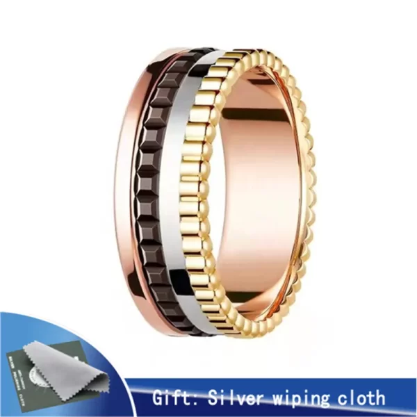 Anéis unissex 925 anel de prata esterlina, anel personalizado, anel rotativo, clássico e luxuoso, moda - Image 13