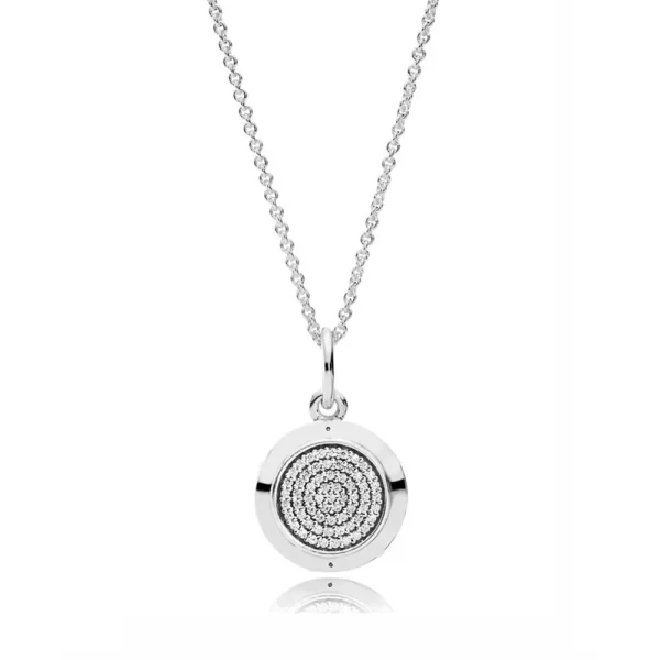 Colar feminino pingente coração, 100% 925 prata esterlina pan modelo charme dia dos namorados em forma de coração colar moda jóias - Image 20