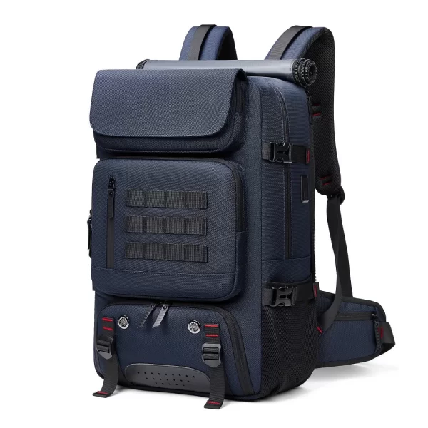 Mochila de viagem impermeável, de negócios com bolsa de sapato separada, Caminhada Trekking Laptop 17 "50L - Image 8