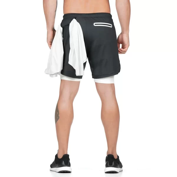 Shorts masculino,Camo, de corrida, ginásio calções desportivos 2 em 1 treino de treino rápido seco ginásio fitness jogging calças curtas de verão - Image 20