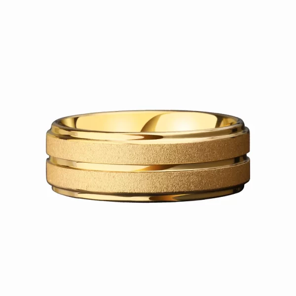 Anéis de casamento original para homens e mulheres, jóias de noivado, letras grátis, alta moda masculina - Image 5