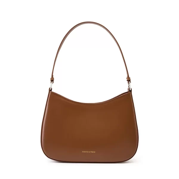 Bolsa de couro feminina, genuíno Hobo Underarm Shoulder, bolsa monocromática, bolsa de casamento, moda luxuosa, alta qualidade - Image 9