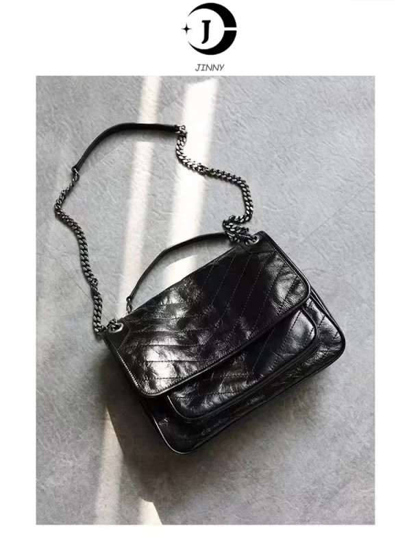 Bolsa feminina de ombro tiracolo de couro, alta qualidade, luxo, designer, nova moda
