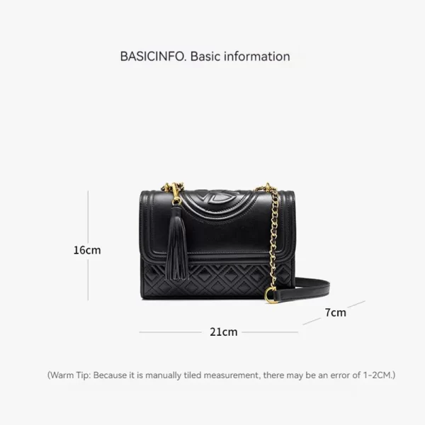 Bolsas feminina de Ombro de Couro Genuíno, Soft Cowhide Crossbody Bag, Lady Handbag, Wallet Purse, Designer de Luxo. - Image 4