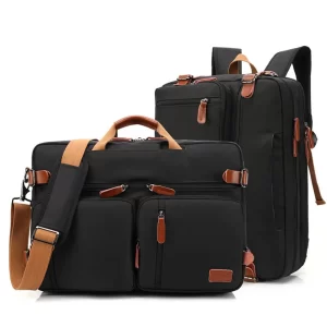 Mochila de ombro conversível multifuncional, mochila escolar, viagem de negócios, anti-roubo, 15.6 ", 17.3".