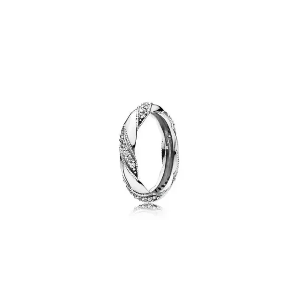 Anéis de prata esterlina 925 feminino 925, coração grande, flor roxa, braço torção, cintilante redondo, osso de Wishbone, joalheria fina. - Image 9