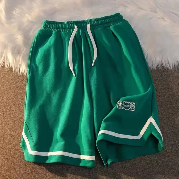 Shorts, Calções de treino casual masculino, Tamanhos positivos, Esportes, Basquete, Futebol, Calças de treino, Fitness, Verão. - Image 3