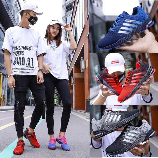 Tênis Masculino, Tênis de Corrida Masculino, Tênis Respirável ao Ar Livre Tênis Leve Feminino Tênis Confortável Sneathery Training Shoes - Image 6