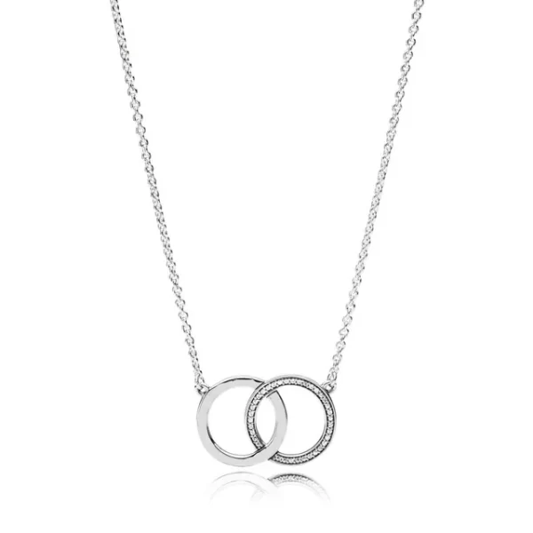Colar feminino pingente coração, 100% 925 prata esterlina pan modelo charme dia dos namorados em forma de coração colar moda jóias - Image 15