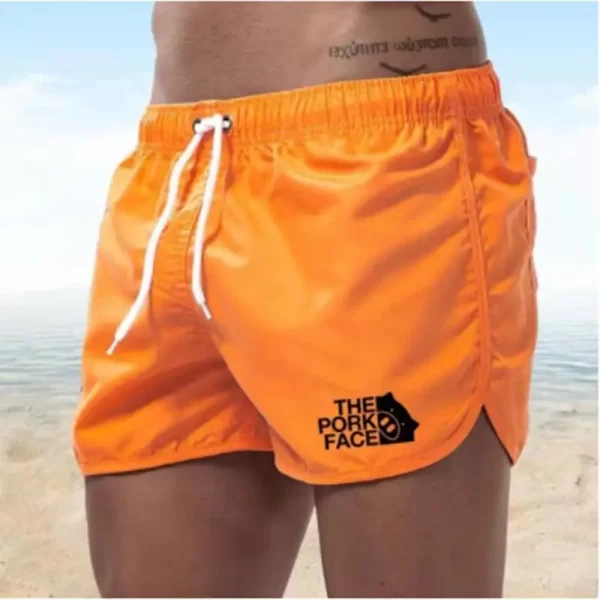 Shorts de praia de verão masculino, calção sexy, shorts de corrida, shorts de surf, moda praia esportiva, novo - Image 2