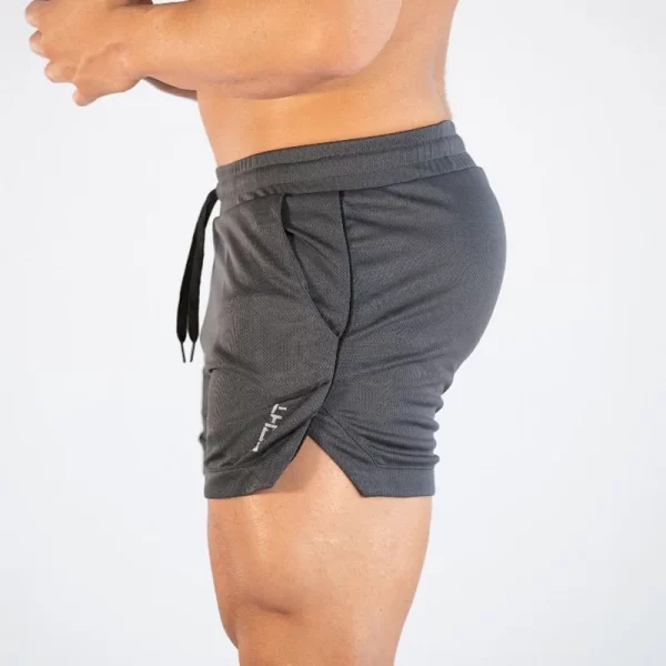 Shorts masculino de ginástica de secagem rápida, Roupa Fitness, Treino, Corrida, Esportes, Casual, Atletismo, Atletismo - Image 5
