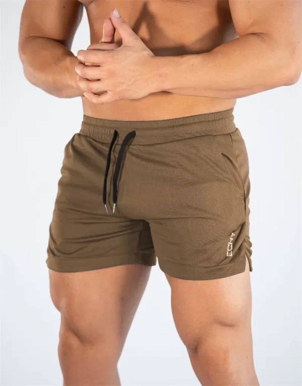 Shorts masculino de ginástica de secagem rápida, Roupa Fitness, Treino, Corrida, Esportes, Casual, Atletismo, Atletismo - Image 11