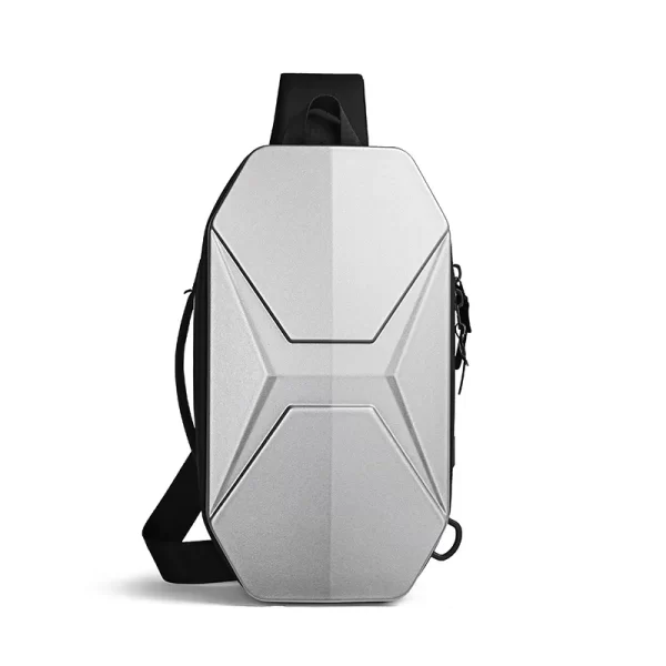 Bolsa anti-furto de peito, Ozuko, sacos de ombro impermeáveis, mensageiro de viagem curta, bolsa tiracolo com carregamento USB, moda - Image 14