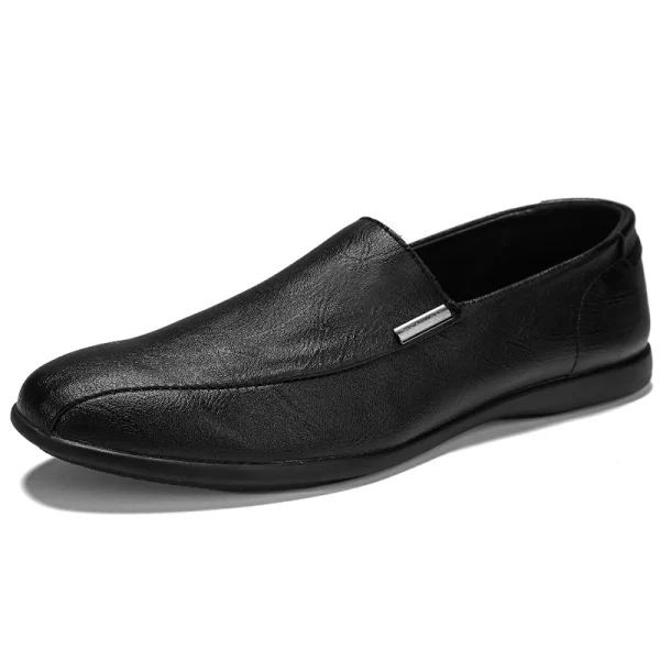 Sapatos Mocassim masculino WAERTA, de couro genuíno, sapatos casuais respiráveis, sapatos macios de conforto, designer de alta qualidade - Image 7