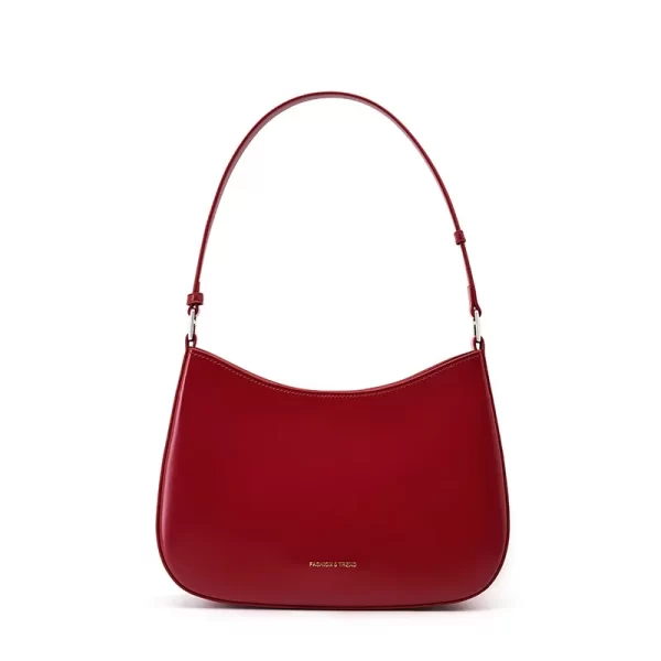 Bolsa de couro feminina, genuíno Hobo Underarm Shoulder, bolsa monocromática, bolsa de casamento, moda luxuosa, alta qualidade - Image 10