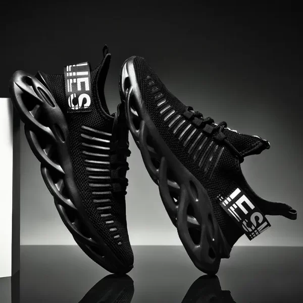 Tênis masculino casual, malha respirável, tênis aumento de altura sapatos moda masculino sapatos tamanho 39-46 adulto - Image 5