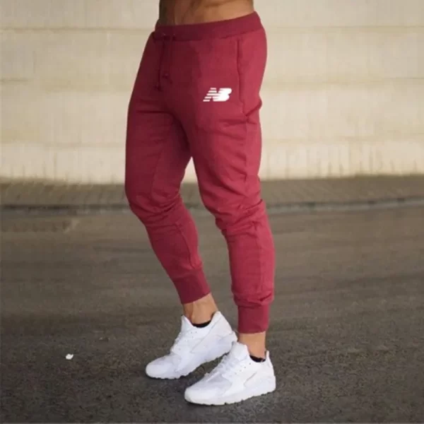 Calça de malha casual masculina, calça de secagem rápida, calça basculadora, calças para fitness, treino, corrida, basquete - Image 3