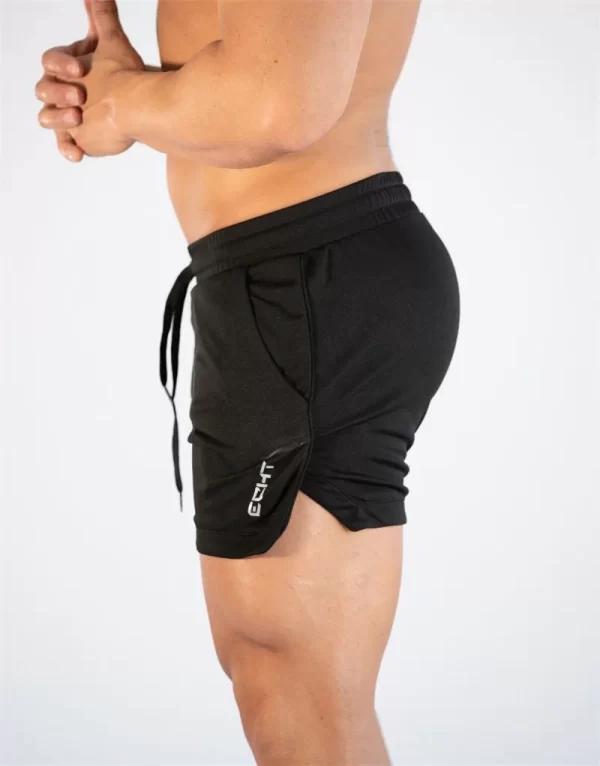 Shorts masculino de ginástica de secagem rápida, Roupa Fitness, Treino, Corrida, Esportes, Casual, Atletismo, Atletismo - Image 8