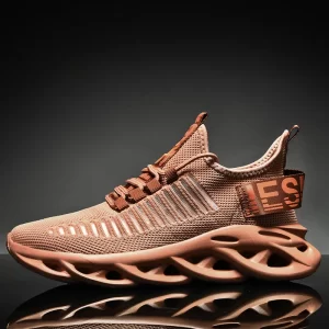 Tênis masculino casual, malha respirável, tênis aumento de altura sapatos moda masculino sapatos tamanho 39-46 adulto