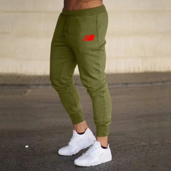 Calça de malha casual masculina, calça de secagem rápida, calça basculadora, calças para fitness, treino, corrida, basquete - Image 19