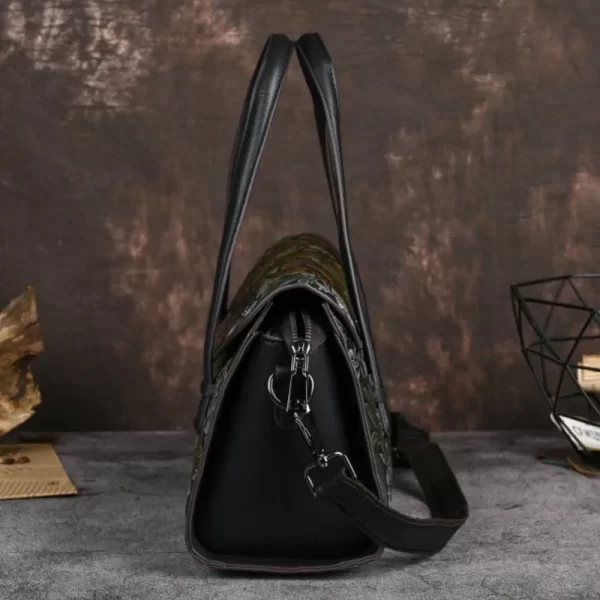 Bolsas de couro genuíno feminino, Mortaora, bolsa de ombro estilo retrô, artesanal, grande capacidade, couro, versátil - Image 4