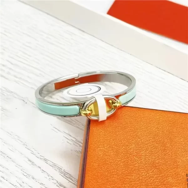 Pulseira de ouro real 18k, feminina, para meninas, designer, punk, gótico, jóias de luxo, marca, venda por atacado - Image 16