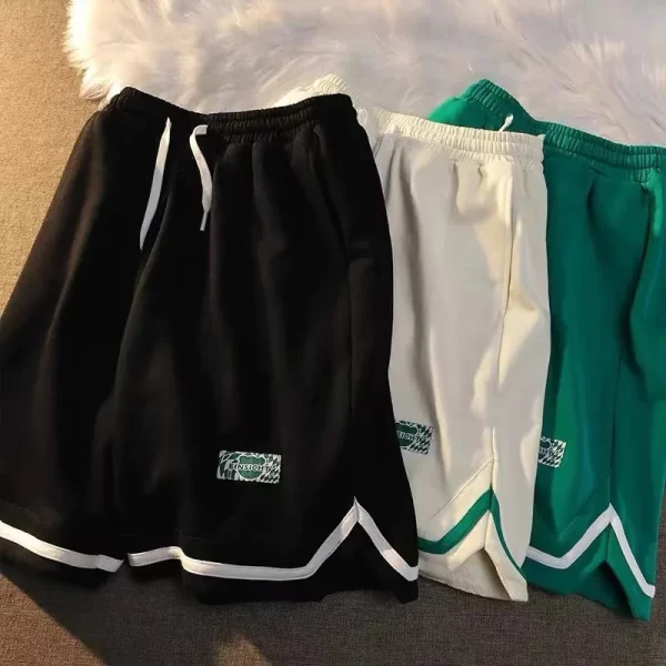 Shorts, Calções de treino casual masculino, Tamanhos positivos, Esportes, Basquete, Futebol, Calças de treino, Fitness, Verão. - Image 5