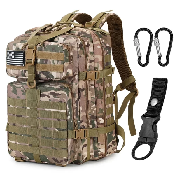 Mochila tática militar para homens, grande capacidade, de nylon impermeável, sacos de caça e acampamento, de pesca, 48 L, 25L - Image 11