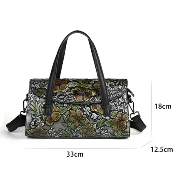 Bolsas de couro genuíno feminino, Mortaora, bolsa de ombro estilo retrô, artesanal, grande capacidade, couro, versátil - Image 6