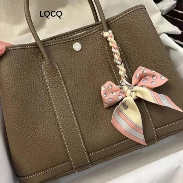 Bolsa de ombro feminina, couro de vaca, LQCQ, Bolsa Casual Empresarial, Bolsa Crossbody, Qualidade Superior, Marca Designer De Luxo - Image 3