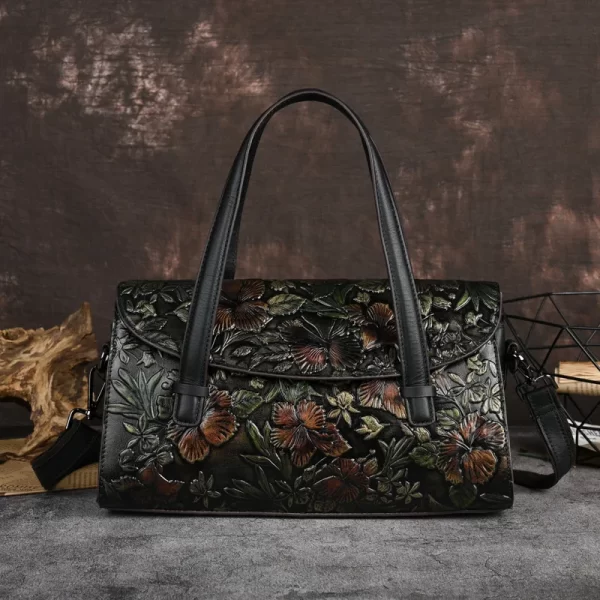 Bolsas de couro genuíno feminino, Mortaora, bolsa de ombro estilo retrô, artesanal, grande capacidade, couro, versátil - Image 7