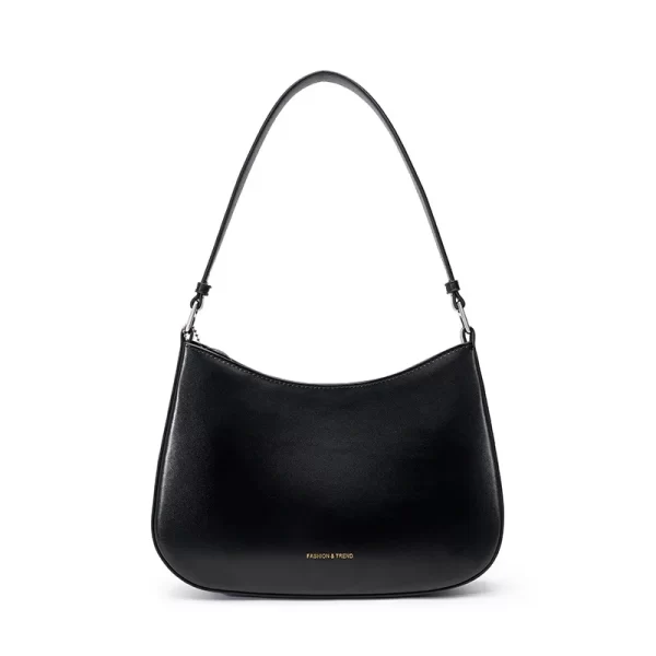 Bolsa de couro feminina, genuíno Hobo Underarm Shoulder, bolsa monocromática, bolsa de casamento, moda luxuosa, alta qualidade - Image 8