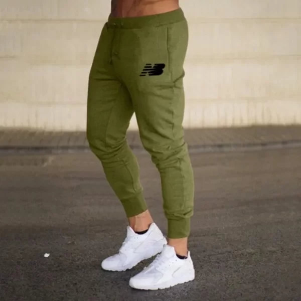 Calça de malha casual masculina, calça de secagem rápida, calça basculadora, calças para fitness, treino, corrida, basquete - Image 16
