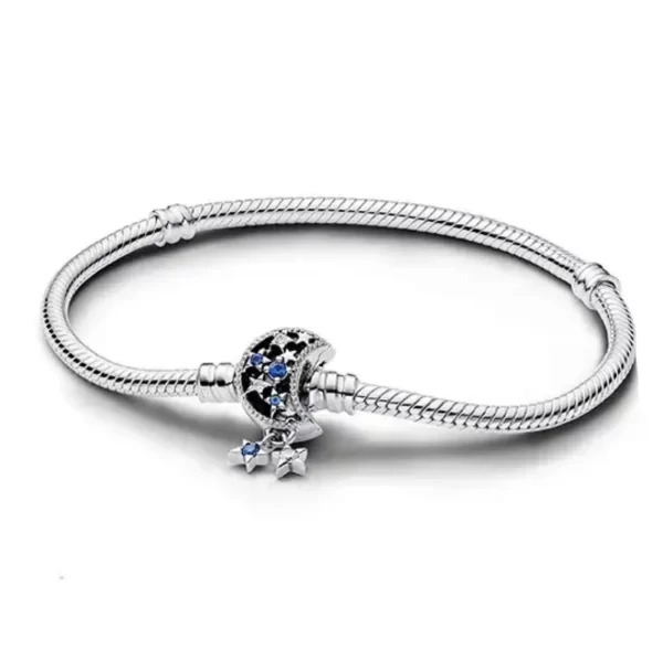 Pulseira de prata esterlina feminina Moon Drop, prata de lei 925, alta qualidade, original, espumante, inverno, novo - Image 2