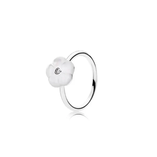 Anéis de prata esterlina 925 feminino 925, coração grande, flor roxa, braço torção, cintilante redondo, osso de Wishbone, joalheria fina. - Image 7