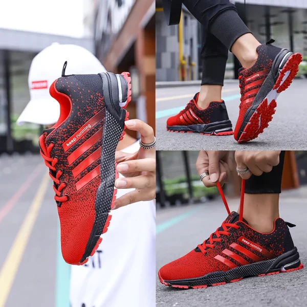Tênis Masculino, Tênis de Corrida Masculino, Tênis Respirável ao Ar Livre Tênis Leve Feminino Tênis Confortável Sneathery Training Shoes - Image 3