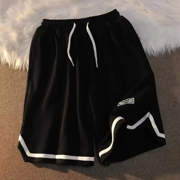 Shorts, Calções de treino casual masculino, Tamanhos positivos, Esportes, Basquete, Futebol, Calças de treino, Fitness, Verão. - Image 4