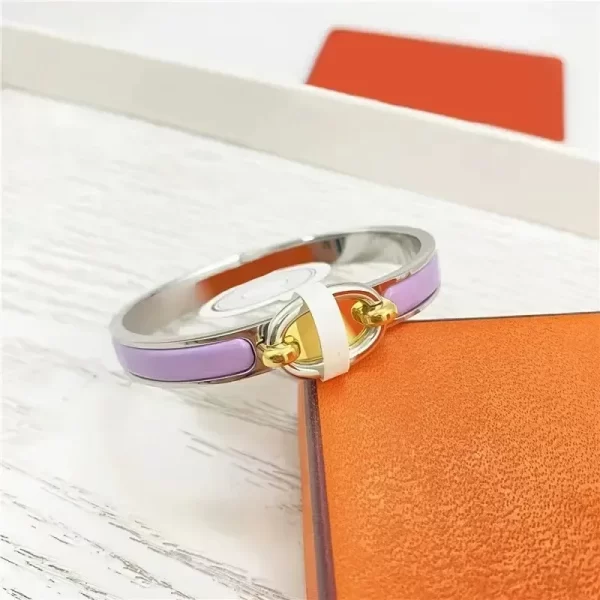 Pulseira de ouro real 18k, feminina, para meninas, designer, punk, gótico, jóias de luxo, marca, venda por atacado - Image 19