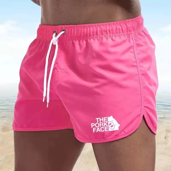 Shorts de praia de verão masculino, calção sexy, shorts de corrida, shorts de surf, moda praia esportiva, novo - Image 8
