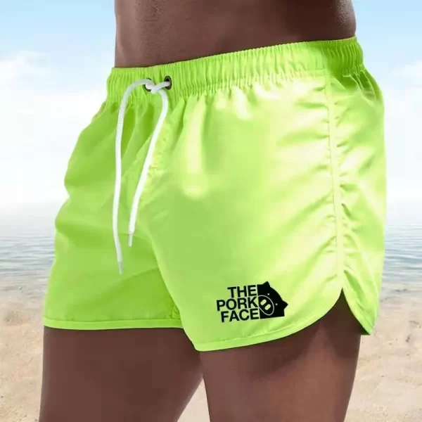 Shorts de praia de verão masculino, calção sexy, shorts de corrida, shorts de surf, moda praia esportiva, novo - Image 4
