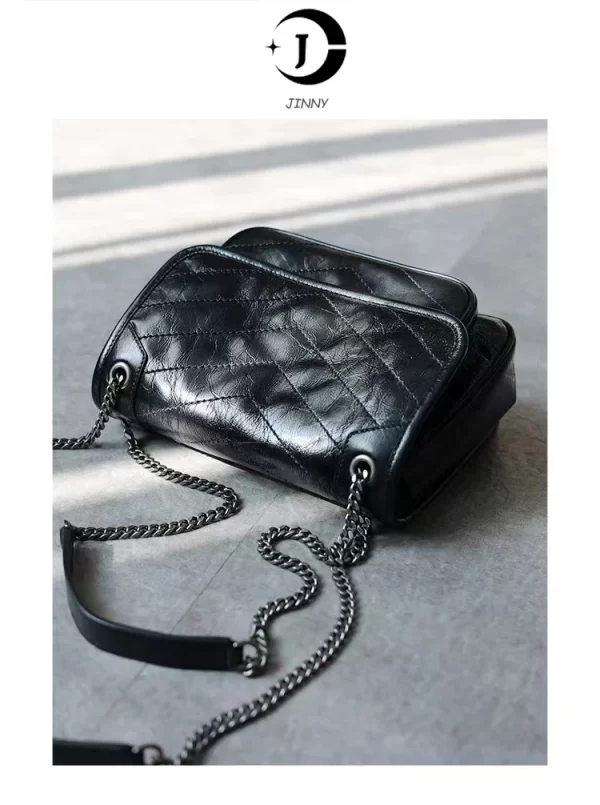 Bolsa feminina de ombro tiracolo de couro, alta qualidade, luxo, designer, nova moda - Image 2