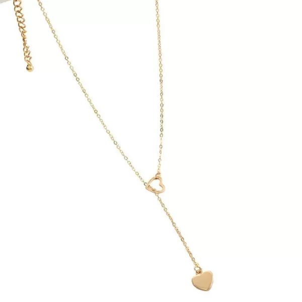 Colar de coração de cobre para mulheres, pingentes boho, joias da moda, presente para menina, moda, novo - Image 4