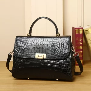 Bolsas feminina, Real couro crocodilo bolsa padrão, designer de luxo bolsa, moda sacos, alta qualidade, novo