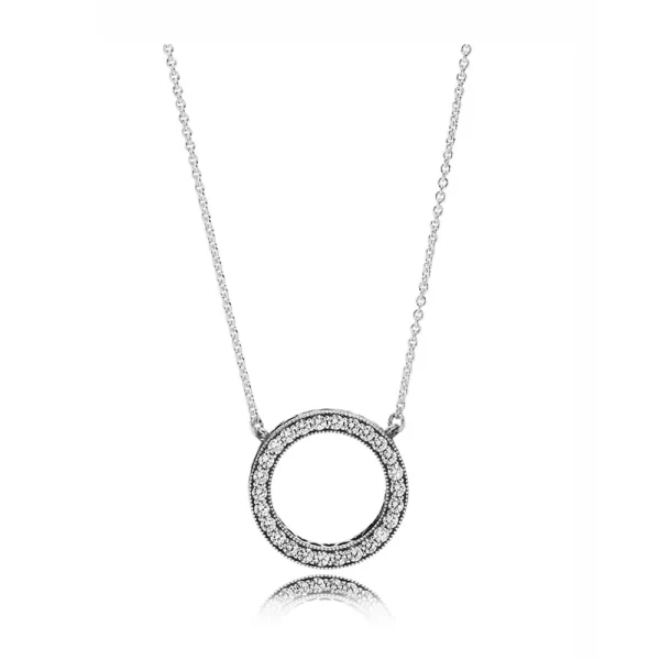 Colar feminino pingente coração, 100% 925 prata esterlina pan modelo charme dia dos namorados em forma de coração colar moda jóias - Image 13