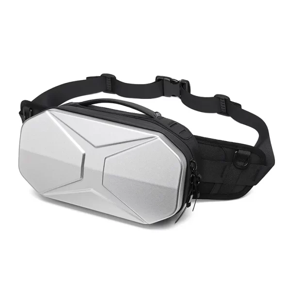 Bolsa anti-furto de peito, Ozuko, sacos de ombro impermeáveis, mensageiro de viagem curta, bolsa tiracolo com carregamento USB, moda - Image 9