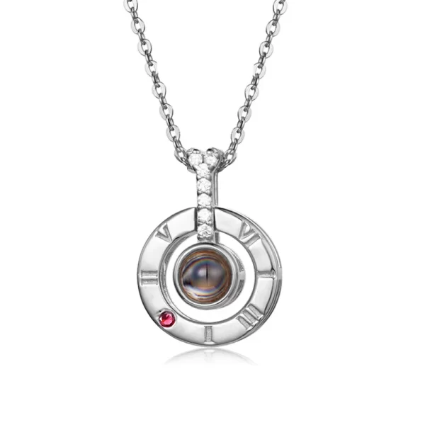 Colar de corrente feminino, SILVERCHAKRA, Eu Te Amo Projeção, Joias para Casal, 100 Idiomas, Melhores Presentes de Confissão. - Image 26