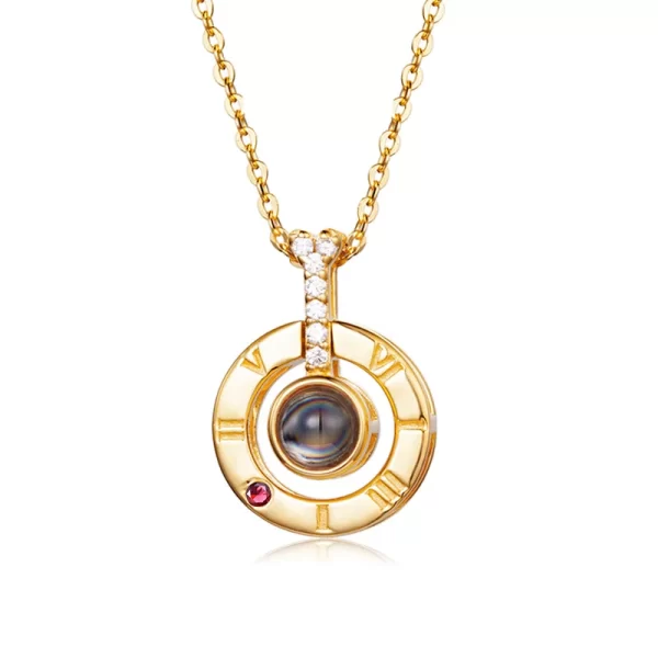 Colar de corrente feminino, SILVERCHAKRA, Eu Te Amo Projeção, Joias para Casal, 100 Idiomas, Melhores Presentes de Confissão. - Image 14