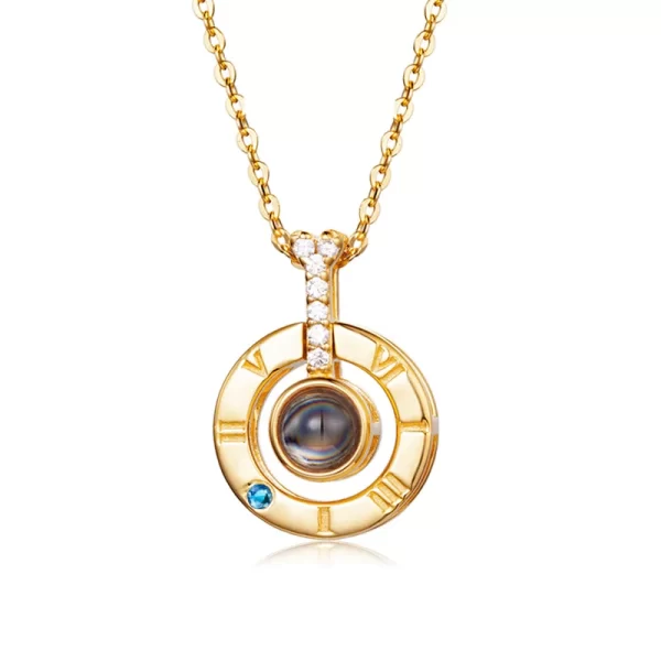 Colar de corrente feminino, SILVERCHAKRA, Eu Te Amo Projeção, Joias para Casal, 100 Idiomas, Melhores Presentes de Confissão. - Image 7